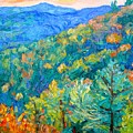 Blue Ridge Autumn Painting by Kendall Kessler Blue Ridge Autumn Painting by Kendall Kessler