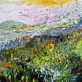 Blue Ridge Mountains Modern Impressionism Painting by Ginette Callaway