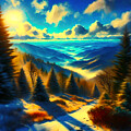 Blue Ridge Reflections by Allen Nice-Webb