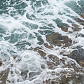 Blue sea water flows over the rocks 3 Photograph by Adriana Mueller Blue sea water flows over the rocks 3 Photograph by Adriana Mueller