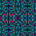 Blue Stained Glass by Tina Mitchell