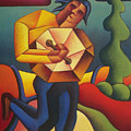 Bodhran Player structured by Alan Kenny