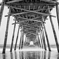 Bogue Inlet Fishing Pier on a Foggy Evening Photograph by Bob Decker Bogue Inlet Fishing Pier on a Foggy Evening Photograph by Bob Decker