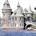 Boldt Castle in Sketch by Tanya Owens