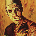 Boris Karloff The Mummy Painting by Sv Bell Boris Karloff The Mummy Painting by Sv Bell