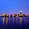 Boston Skyline Night by Trevor Slauenwhite Boston Skyline Night by Trevor Slauenwhite