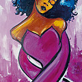 Breast Cancer Survivor Painting by Snater George