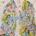Breathe Painting by Carla Flegel Breathe Painting by Carla Flegel