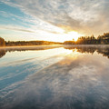 Breathtaking sunrise at Lake Jatkonjarvi Photograph by Vaclav Sonnek Breathtaking sunrise at Lake Jatkonjarvi Photograph by Vaclav Sonnek
