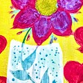 Bright Flower Painting by Anna Adams Bright Flower Painting by Anna Adams