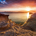 Bronze Sea Rocks Photograph by Evgeni Dinev Bronze Sea Rocks Photograph by Evgeni Dinev