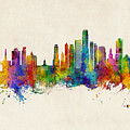 Brooklyn New York Skyline #45 Digital Art by Michael Tompsett Brooklyn New York Skyline #45 Digital Art by Michael Tompsett