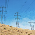 Brown Hill and Power Towers in Kittitas County by Tom Cochran