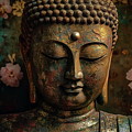 Buddha Portrait by Andrea Kollo
