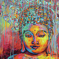Buddha's Enlightenment Painting by Jyotika Shroff Buddha's Enlightenment Painting by Jyotika Shroff