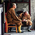 Buddhist Monks by Thomas Marchessault