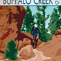 Mountain Biking Little Scraggy Trail, Buffalo Creek, Colorado Digital Art by PJ Steinholtz Mountain Biking Little Scraggy Trail, Buffalo Creek, Colorado Digital Art by PJ Steinholtz