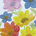Bunch of Flowers Painting by Lisa Neuman Bunch of Flowers Painting by Lisa Neuman