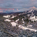 Burke Mountain, VT at Sunset Photograph by John Rowe Burke Mountain, VT at Sunset Photograph by John Rowe