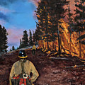 Burn Out Digital Art by Les Herman Burn Out Digital Art by Les Herman
