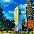 Burns Tower of the University of the Pacific in Stockton, California Digital Art by Nicko Prints Burns Tower of the University of the Pacific in Stockton, California Digital Art by Nicko Prints