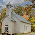 Cades Cove Missionary Baptist Church, Tennessee Photograph by Marcy Wielfaert Cades Cove Missionary Baptist Church, Tennessee Photograph by Marcy Wielfaert