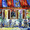 Cafe Espanol by Mirek Kuzniar