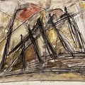 Cages IV Painting by David Euler Cages IV Painting by David Euler
