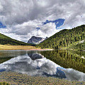 Calaita Lake - Dolomiti - Italy Photograph by Paolo Signorini Calaita Lake - Dolomiti - Italy Photograph by Paolo Signorini