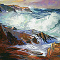 California Central Coast Shoreline by David Lloyd Glover