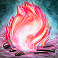 Campfire Ball Digital Art by Ronald Mills Campfire Ball Digital Art by Ronald Mills