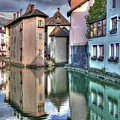 Canal du Thiou - Annecy - Haute Savoie - France Photograph by Paolo Signorini Canal du Thiou - Annecy - Haute Savoie - France Photograph by Paolo Signorini