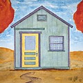 Cannery Row Shack Painting by John Klobucher Cannery Row Shack Painting by John Klobucher