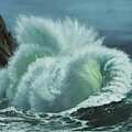 Cape Disappointment Wave by Jeanette French