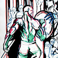 Captain America First Study Painting by John Gholson Captain America First Study Painting by John Gholson