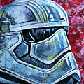 Captain Phasma Painting by Aaron Spong Captain Phasma Painting by Aaron Spong