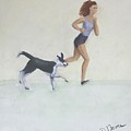 Captivating Lady 6 Painting by Deborah Naves Captivating Lady 6 Painting by Deborah Naves
