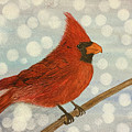 Cardinal in Snow Painting by Lisa Neuman Cardinal in Snow Painting by Lisa Neuman