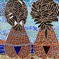 Caribbean Sunset mosaic Mixed Media by Adriana Zoon Caribbean Sunset mosaic Mixed Media by Adriana Zoon