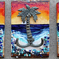 Cast Iron Hooks Mixed Media by Lori Sutherland