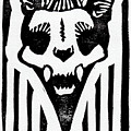 Cat Skull Relief by Tiffany DiGiacomo Cat Skull Relief by Tiffany DiGiacomo