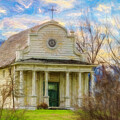 Cataldo Mission by Macro Abundance Art