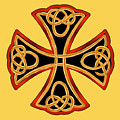 Celtic Cross In Yellow Photograph by Theresa Tahara Celtic Cross In Yellow Photograph by Theresa Tahara