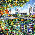 Central Park, New York Painting by Mirek Kuzniar Central Park, New York Painting by Mirek Kuzniar