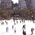 Central Park Skaters Color Photograph by Russel Considine Central Park Skaters Color Photograph by Russel Considine