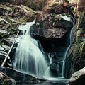 Cerny potok waterfall in Jizera mountains at sunset Photograph by Vaclav Sonnek Cerny potok waterfall in Jizera mountains at sunset Photograph by Vaclav Sonnek