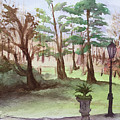 Stanhill Court in Charlwood Painting by Roxy Rich Stanhill Court in Charlwood Painting by Roxy Rich
