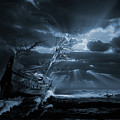 Chasing the light Ghost ship series Digital Art by George Grie Chasing the light Ghost ship series Digital Art by George Grie