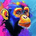 Cheeky Chimp by Caroline Swan