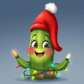 Cheery Christmas Cactus  by Stephanie Fischer